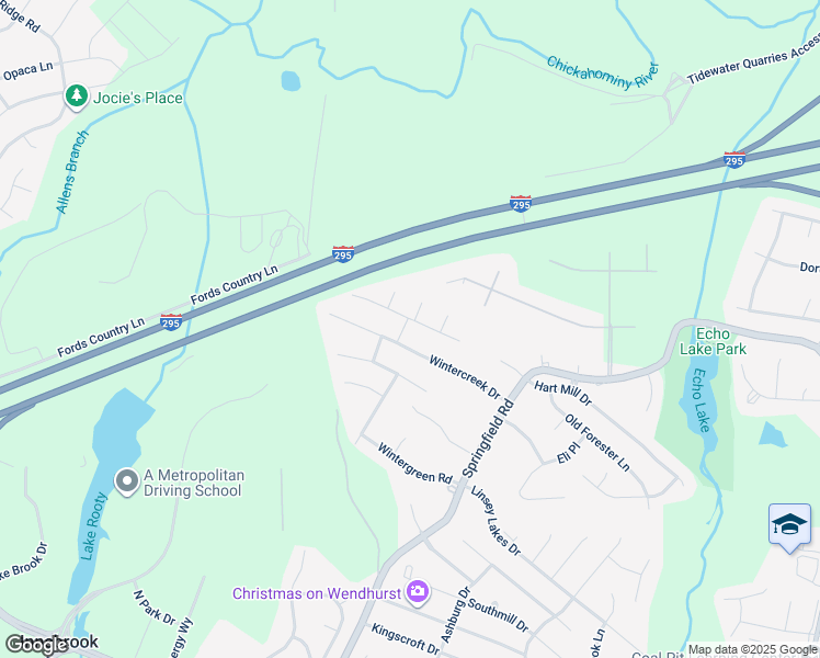 map of restaurants, bars, coffee shops, grocery stores, and more near 5501 Jones Mill Drive in Glen Allen