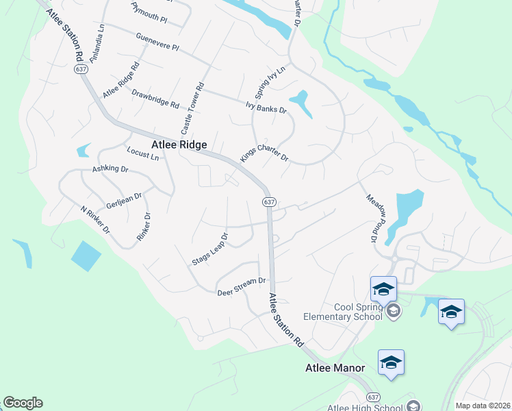map of restaurants, bars, coffee shops, grocery stores, and more near 10259 Still Creek Lane in Mechanicsville