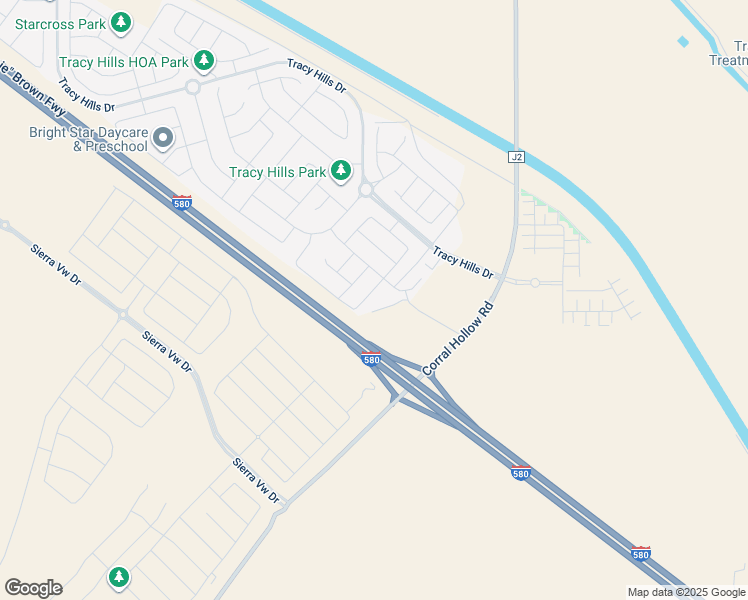 map of restaurants, bars, coffee shops, grocery stores, and more near 2413 Feldspar Lane in Tracy