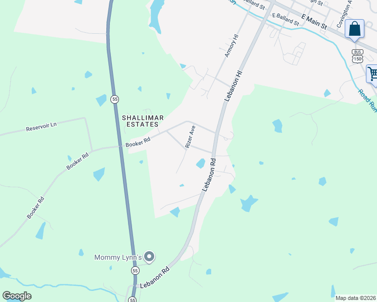 map of restaurants, bars, coffee shops, grocery stores, and more near 201 Rizer Avenue in Springfield