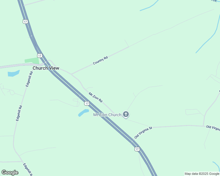 map of restaurants, bars, coffee shops, grocery stores, and more near 483 Mount Zion Road in Church View