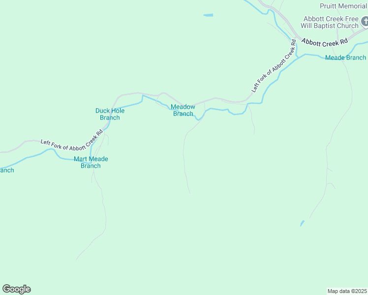 map of restaurants, bars, coffee shops, grocery stores, and more near Green Meadow Branch in Floyd County