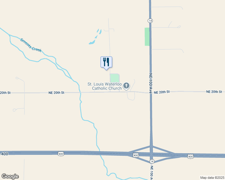 map of restaurants, bars, coffee shops, grocery stores, and more near 9724 Northeast 20th Street in Murdock