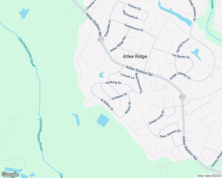 map of restaurants, bars, coffee shops, grocery stores, and more near 10085 Aragon Drive in Mechanicsville