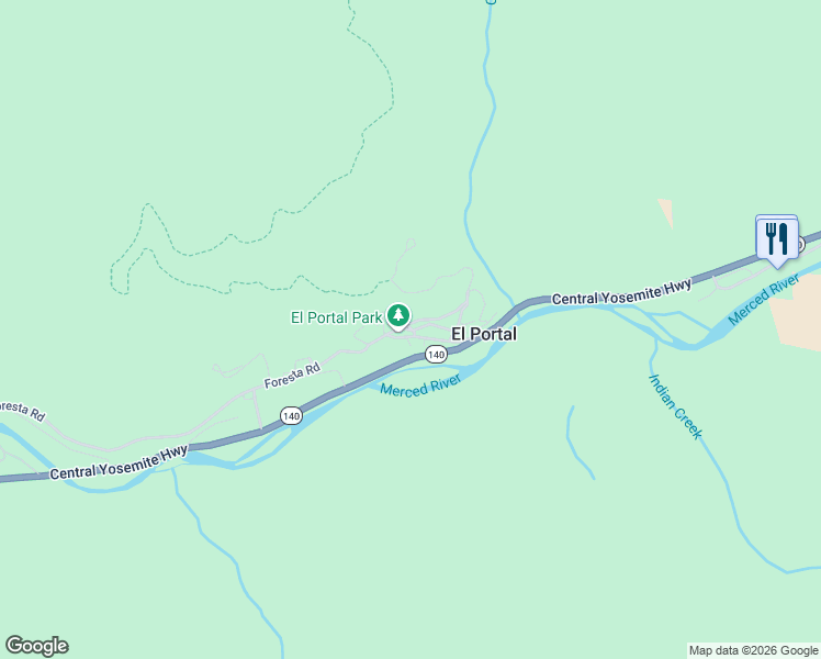 map of restaurants, bars, coffee shops, grocery stores, and more near 9742 Granite in El Portal