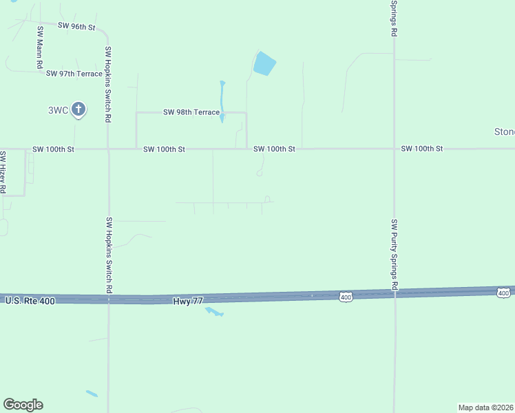 map of restaurants, bars, coffee shops, grocery stores, and more near 4473 Southwest 101st Terrace in Augusta