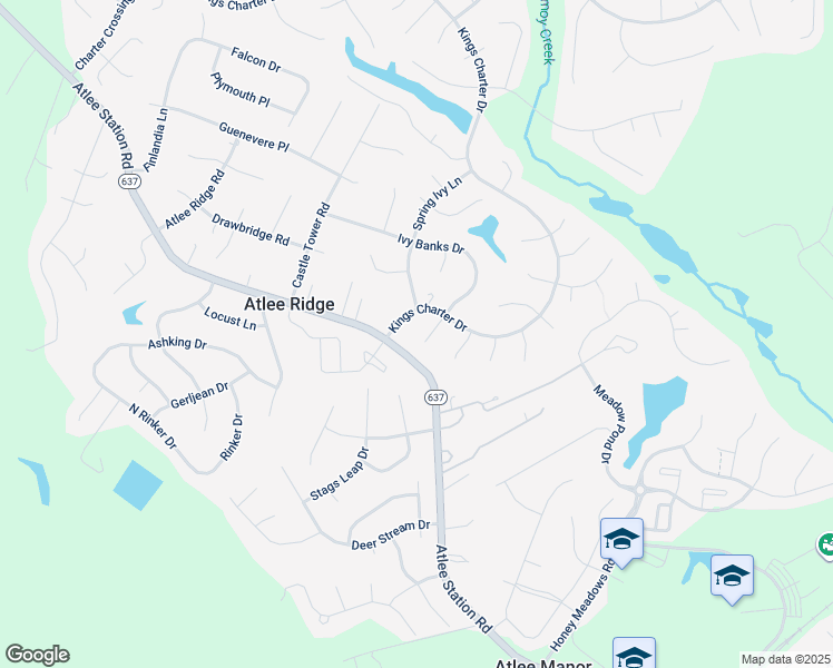 map of restaurants, bars, coffee shops, grocery stores, and more near 9229 Rose Cottage Lane in Mechanicsville