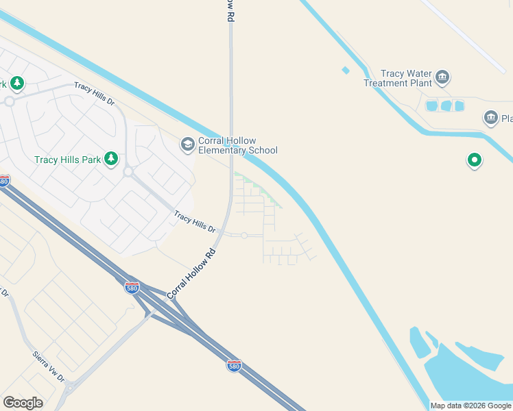 map of restaurants, bars, coffee shops, grocery stores, and more near 30010 Corral Hollow Road in Tracy