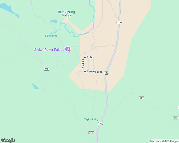 map of restaurants, bars, coffee shops, grocery stores, and more near 680 West Arrowhead Drive in Panguitch