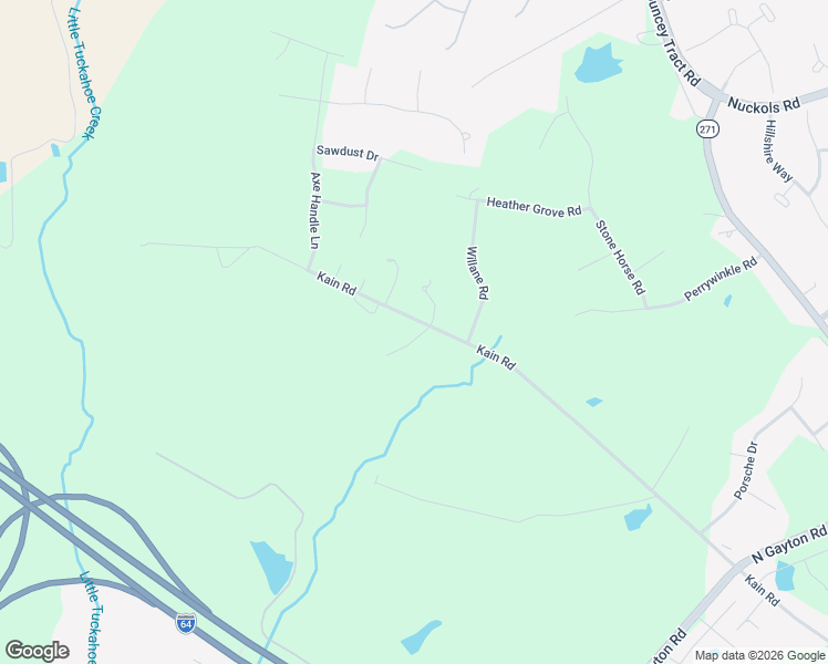 map of restaurants, bars, coffee shops, grocery stores, and more near 12735 Kain Road in Glen Allen