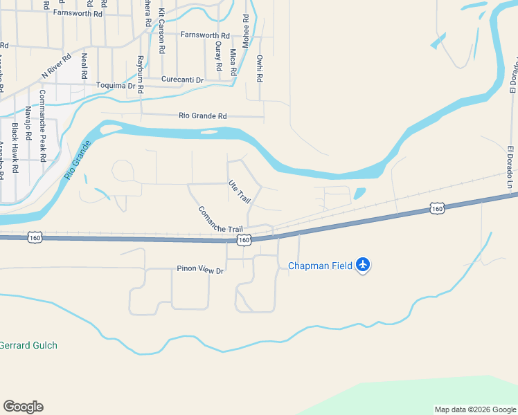 map of restaurants, bars, coffee shops, grocery stores, and more near 78 Arapahoe Trail in South Fork
