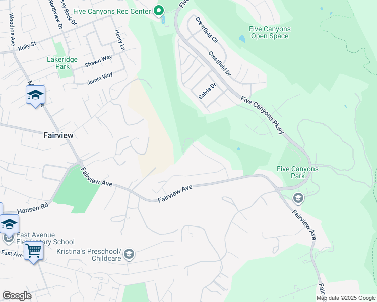 map of restaurants, bars, coffee shops, grocery stores, and more near 3879 Blackstone Court in Hayward