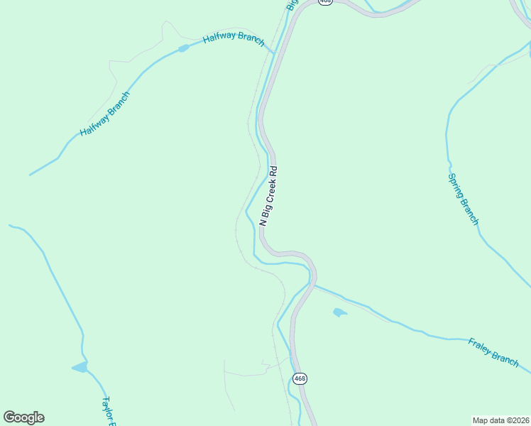 map of restaurants, bars, coffee shops, grocery stores, and more near 4832-6298 North Big Creek Road in Belfry