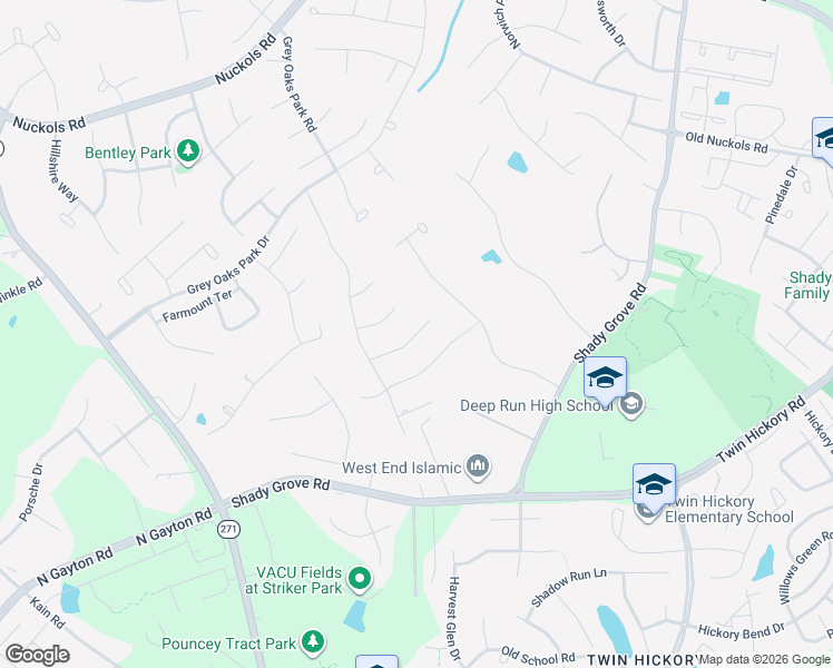 map of restaurants, bars, coffee shops, grocery stores, and more near 11337 Grey Oaks Estates Way in Glen Allen
