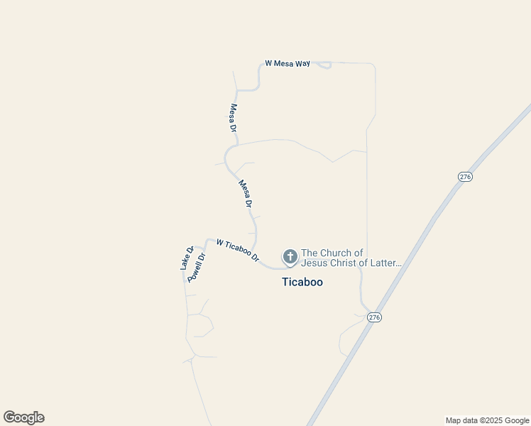 map of restaurants, bars, coffee shops, grocery stores, and more near 303 West Plateau Place in Ticaboo