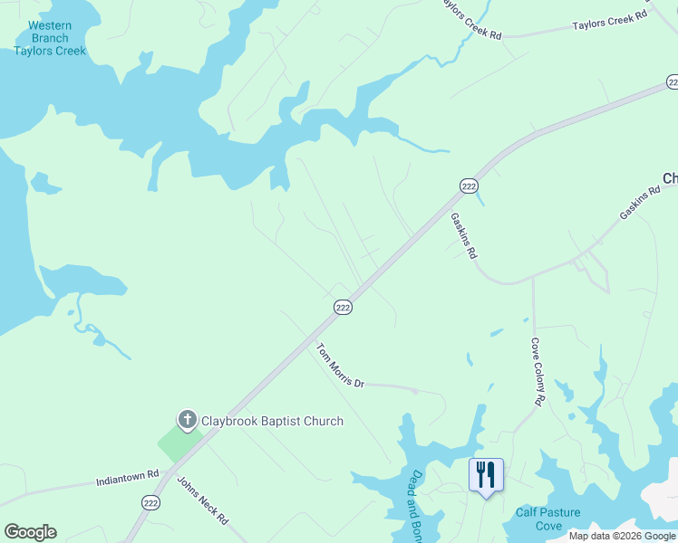 map of restaurants, bars, coffee shops, grocery stores, and more near 81 Arrowhead Drive in Weems