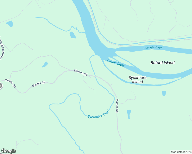 map of restaurants, bars, coffee shops, grocery stores, and more near 1255 Manteo Road in Buckingham