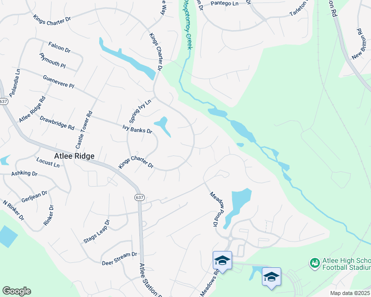 map of restaurants, bars, coffee shops, grocery stores, and more near 9067 Hopkins Branch Way in Mechanicsville