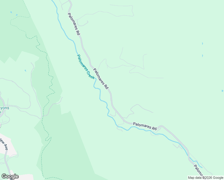 map of restaurants, bars, coffee shops, grocery stores, and more near 26929 Palomares Road in Castro Valley