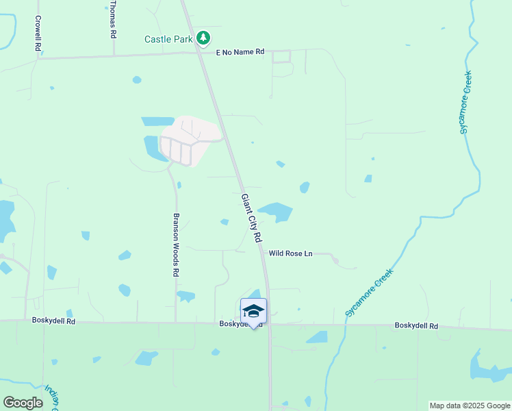 map of restaurants, bars, coffee shops, grocery stores, and more near 6448 Giant City Road in Carbondale
