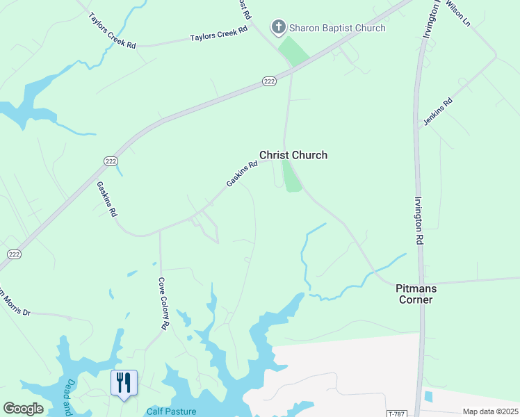 map of restaurants, bars, coffee shops, grocery stores, and more near 131 Greentown Road in Weems