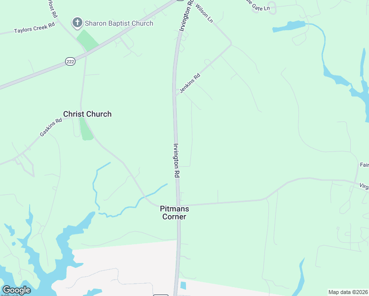 map of restaurants, bars, coffee shops, grocery stores, and more near 3117 Irvington Road in Weems