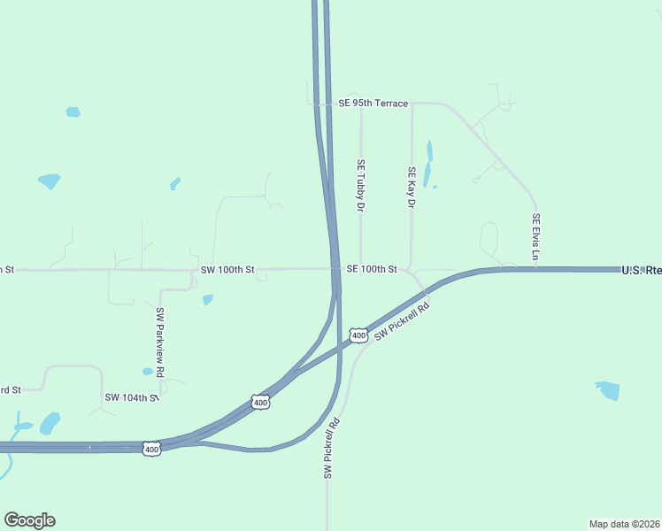 map of restaurants, bars, coffee shops, grocery stores, and more near 74 Southwest 100th Street in Augusta