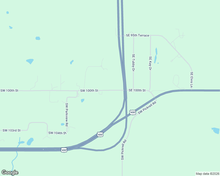 map of restaurants, bars, coffee shops, grocery stores, and more near 114 Southwest 100th Street in Augusta