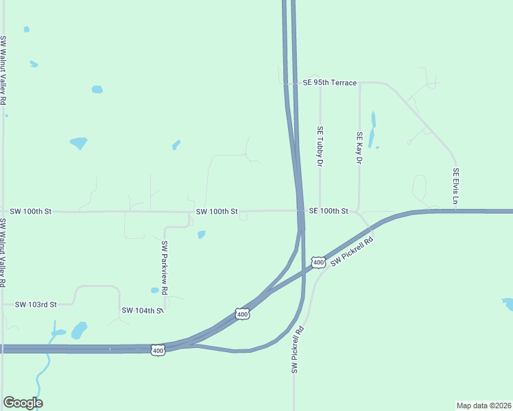map of restaurants, bars, coffee shops, grocery stores, and more near 114 Southwest 100th Street in Augusta