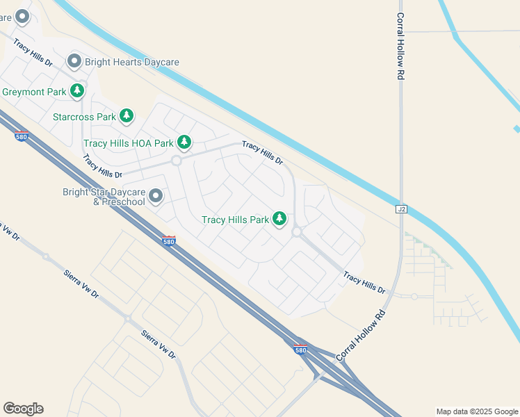 map of restaurants, bars, coffee shops, grocery stores, and more near 7040 Carrera Place in Tracy