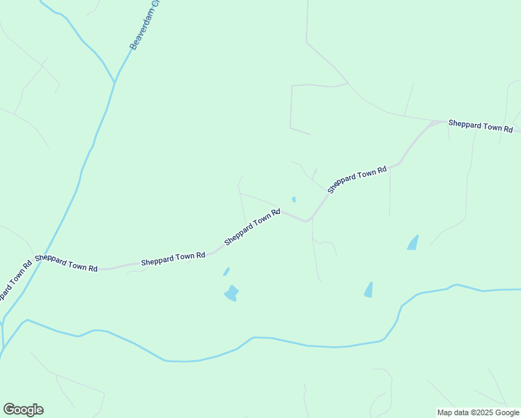 map of restaurants, bars, coffee shops, grocery stores, and more near 1928 Sheppard Town Road in Crozier