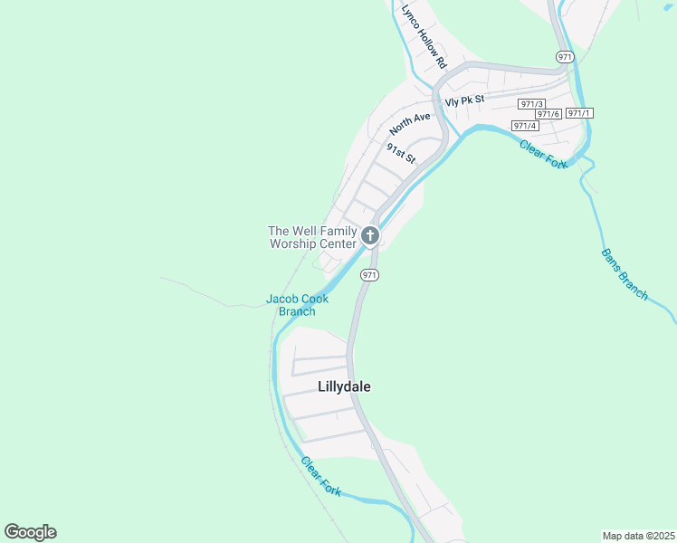 map of restaurants, bars, coffee shops, grocery stores, and more near Haven County Road in Clear Fork
