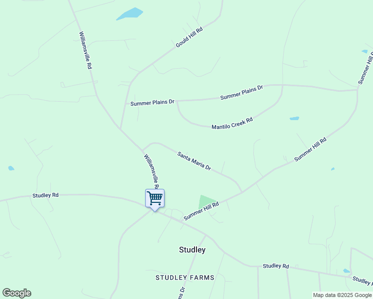 map of restaurants, bars, coffee shops, grocery stores, and more near 5364 Santa Maria Drive in Mechanicsville