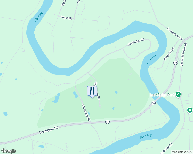 map of restaurants, bars, coffee shops, grocery stores, and more near 631 Kings Ridge Road in Danville