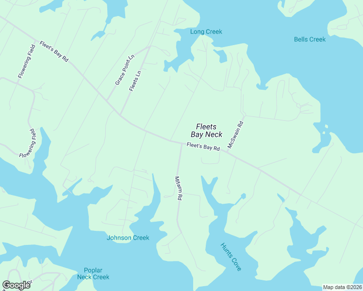 map of restaurants, bars, coffee shops, grocery stores, and more near 1724 Fleet's Bay Road in White Stone