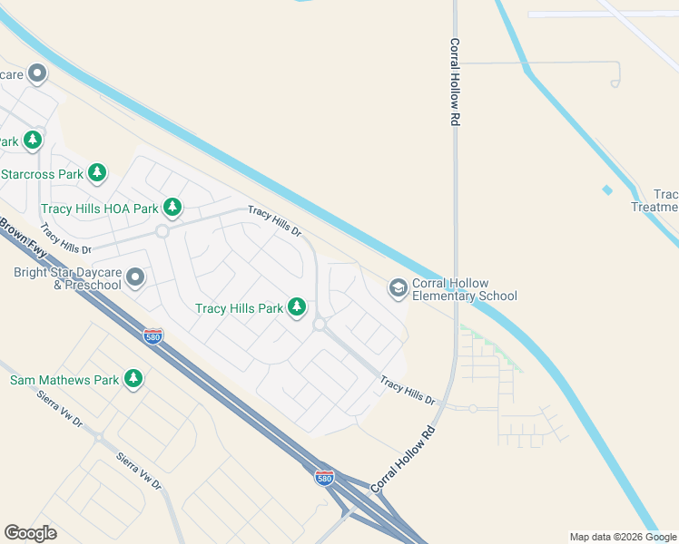 map of restaurants, bars, coffee shops, grocery stores, and more near 6822 Spanner Court in Tracy