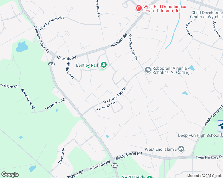 map of restaurants, bars, coffee shops, grocery stores, and more near 11912 Blairmont Place in Glen Allen