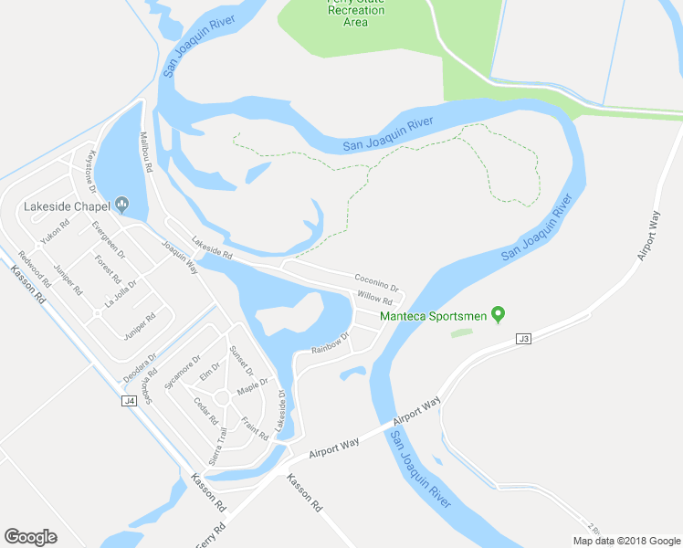 map of restaurants, bars, coffee shops, grocery stores, and more near Coconino Dr in Tracy