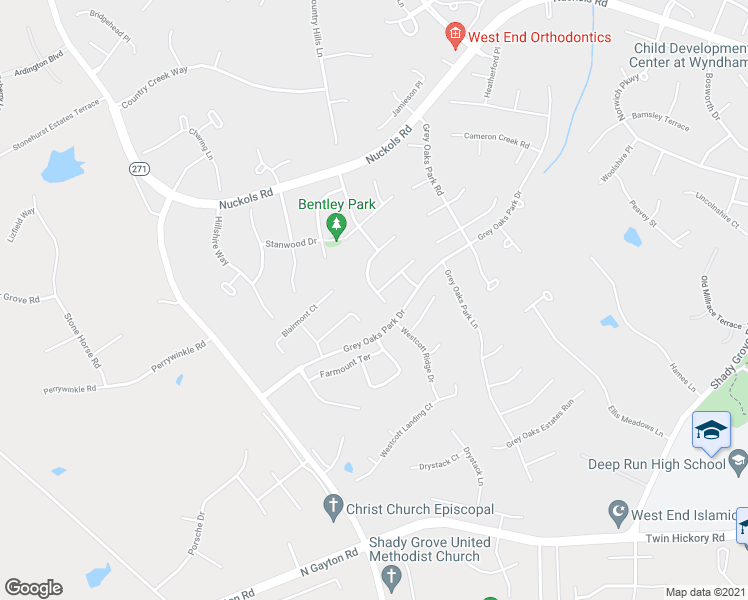 map of restaurants, bars, coffee shops, grocery stores, and more near 12048 Stonewick Place in Glen Allen