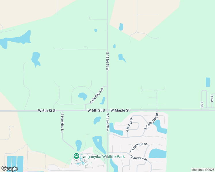 map of restaurants, bars, coffee shops, grocery stores, and more near 439 South 183rd Street West in Goddard