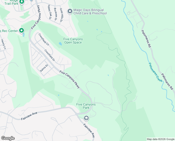 map of restaurants, bars, coffee shops, grocery stores, and more near 5318 Hilltop Road in Castro Valley