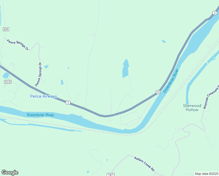 map of restaurants, bars, coffee shops, grocery stores, and more near 235 Lyall Hill Drive in Pence Springs