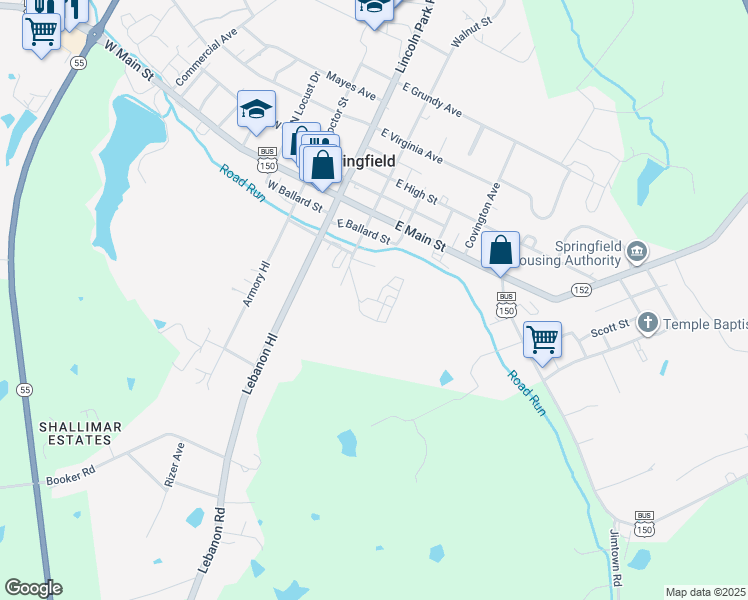 Cemetery Hill Drive, Springfield KY Walk Score