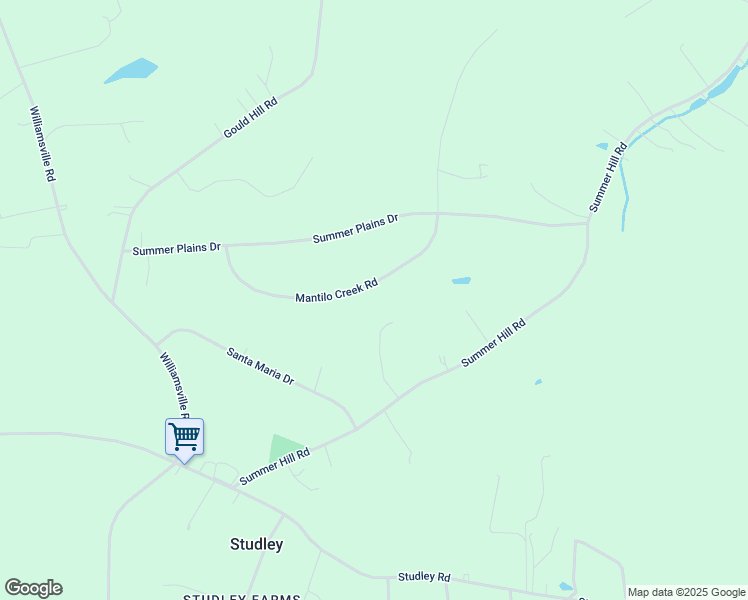 map of restaurants, bars, coffee shops, grocery stores, and more near 5385 Mantilo Creek Road in Mechanicsville