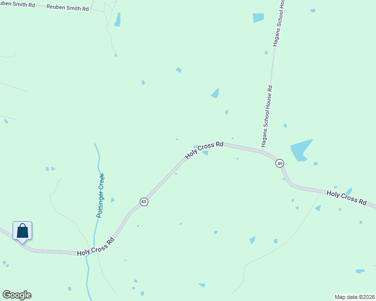 map of restaurants, bars, coffee shops, grocery stores, and more near 4800 Holy Cross Road in Loretto