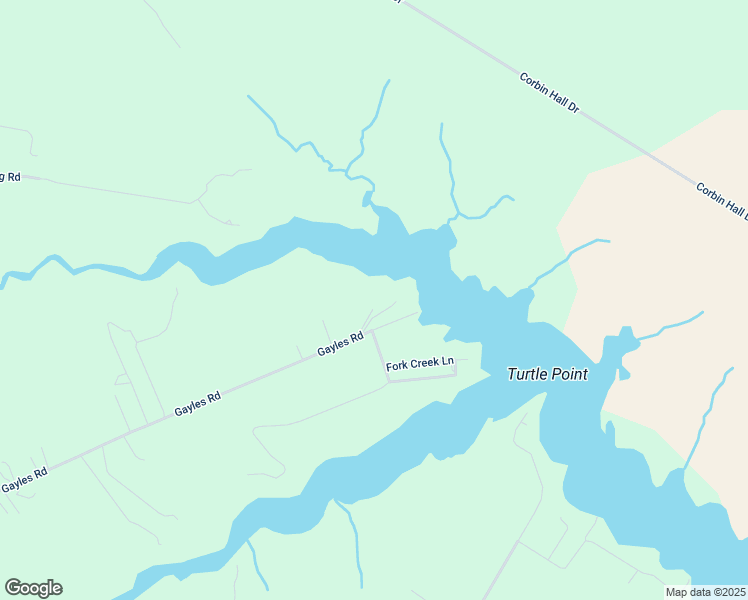 map of restaurants, bars, coffee shops, grocery stores, and more near 1753 Gayles Road in Urbanna