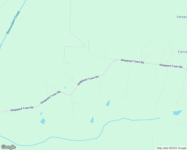 map of restaurants, bars, coffee shops, grocery stores, and more near 1816 Sheppard Town Road in Crozier
