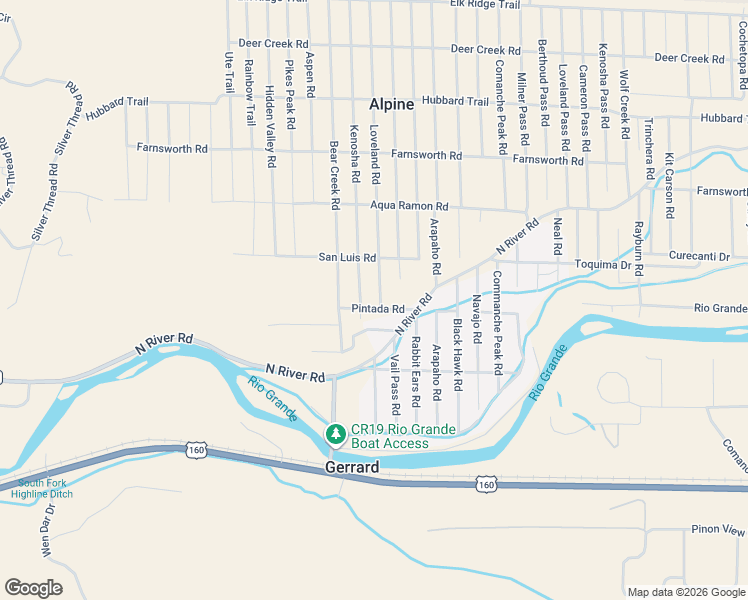 map of restaurants, bars, coffee shops, grocery stores, and more near 350 Kenosha Rd in South Fork