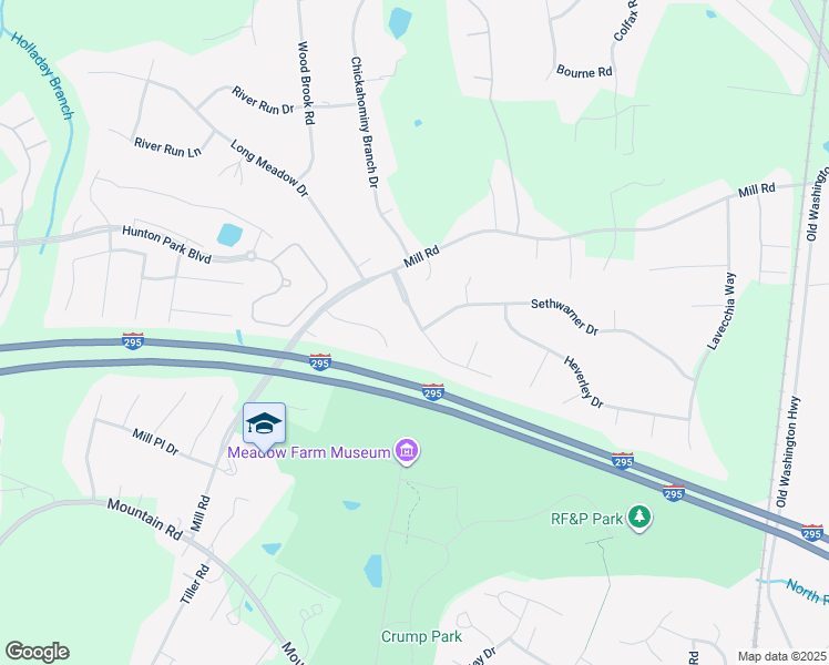 map of restaurants, bars, coffee shops, grocery stores, and more near 3837 Nightmuse Way in Glen Allen