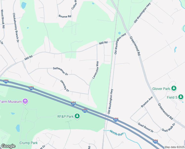 map of restaurants, bars, coffee shops, grocery stores, and more near 3313 Lavecchia Way in Glen Allen